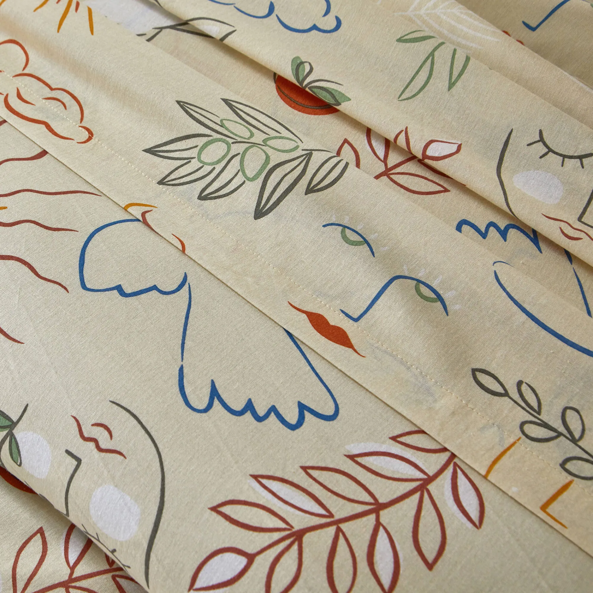 Fantasie Bedlinnen<Blancheporte Bedlinnen Madère met Provençaalse print - in katoen zandkleur