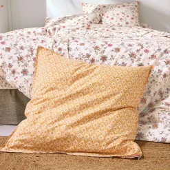 Fantasie Bedlinnen|Vlak Laken<Blancheporte Bedlinnen Margaux in katoen met bloemenprint ecru