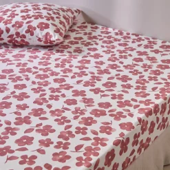 Fantasie Bedlinnen|Kussensloop<Blancheporte Bedlinnen Petunia in bedrukt flanel rozenhout