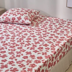 Fantasie Bedlinnen|Kussensloop<Blancheporte Bedlinnen Petunia in bedrukt katoen rozenhout