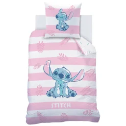 Bedlinnenset Kids|Bedlinnenset Kids<Lilo et Stitch Bedlinnen Stitch® - katoen blauw / roze