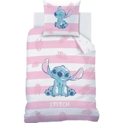 Bedlinnenset Kids|Bedlinnenset Kids<Lilo et Stitch Bedlinnen Stitch® - katoen blauw / roze