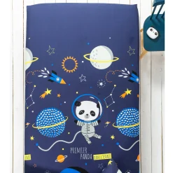 Bedlinnenset Kids|Bedlinnenset Kids<Colombine des petits Bedlinnen voor kinderen Pao - katoen met ruimteprint marine