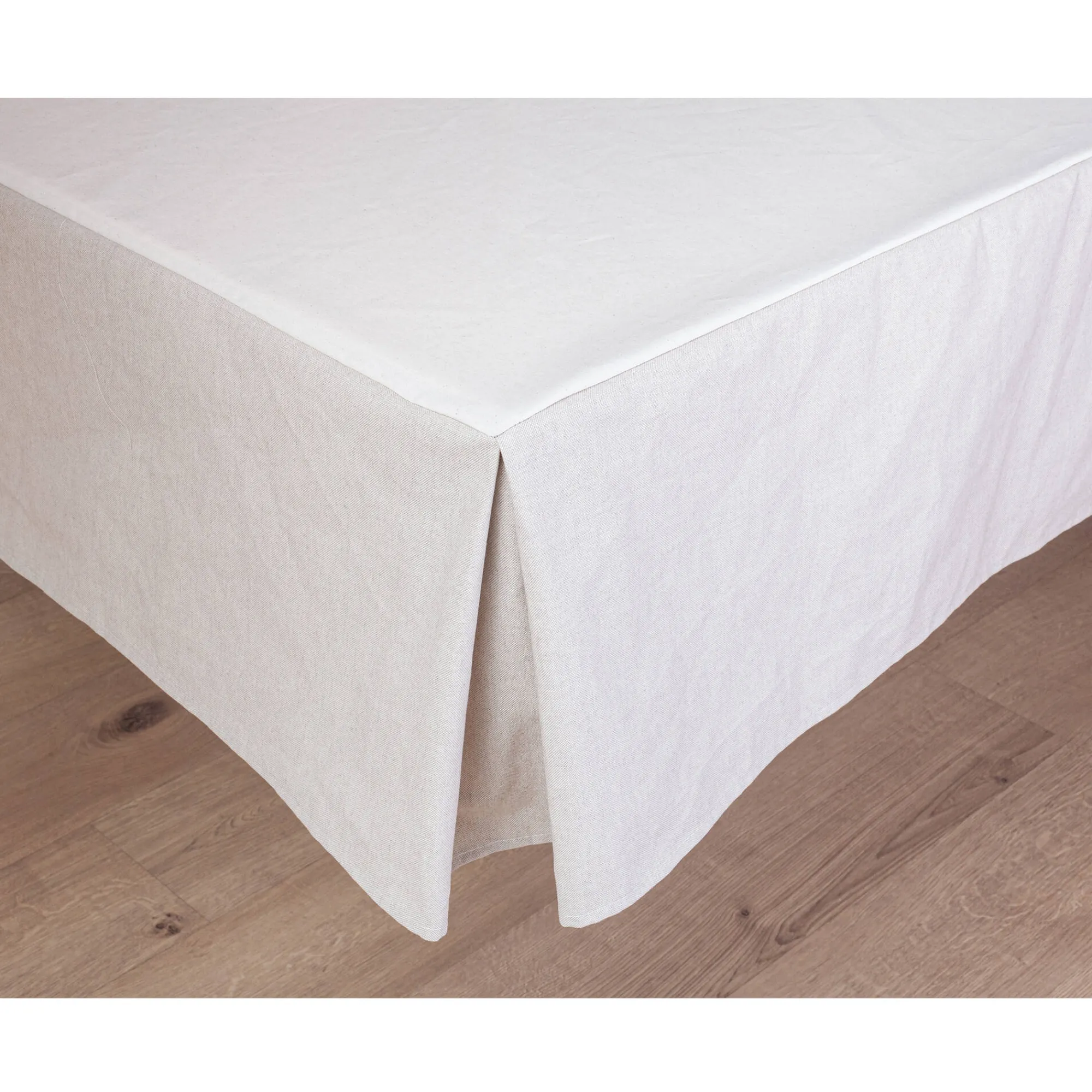 Integrale Bedrok<Blancheporte Bedrok in katoen met linneneffect ecru