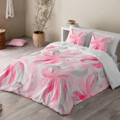 Fantasie Bedlinnen|Kussensloop<Blancheporte Bedrukt bedlinnen Rosa - katoen roze