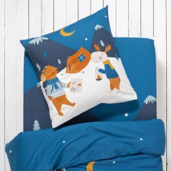 Bedlinnenset Kids|Bedlinnenset Kids<Colombine des petits Bedrukt bedlinnen voor kinderen Rando - katoen wit