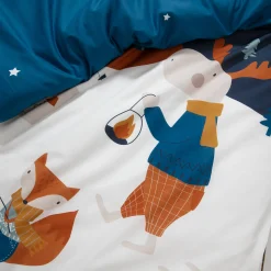 Bedlinnenset Kids|Bedlinnenset Kids<Colombine des petits Bedrukt bedlinnen voor kinderen Rando - katoen wit