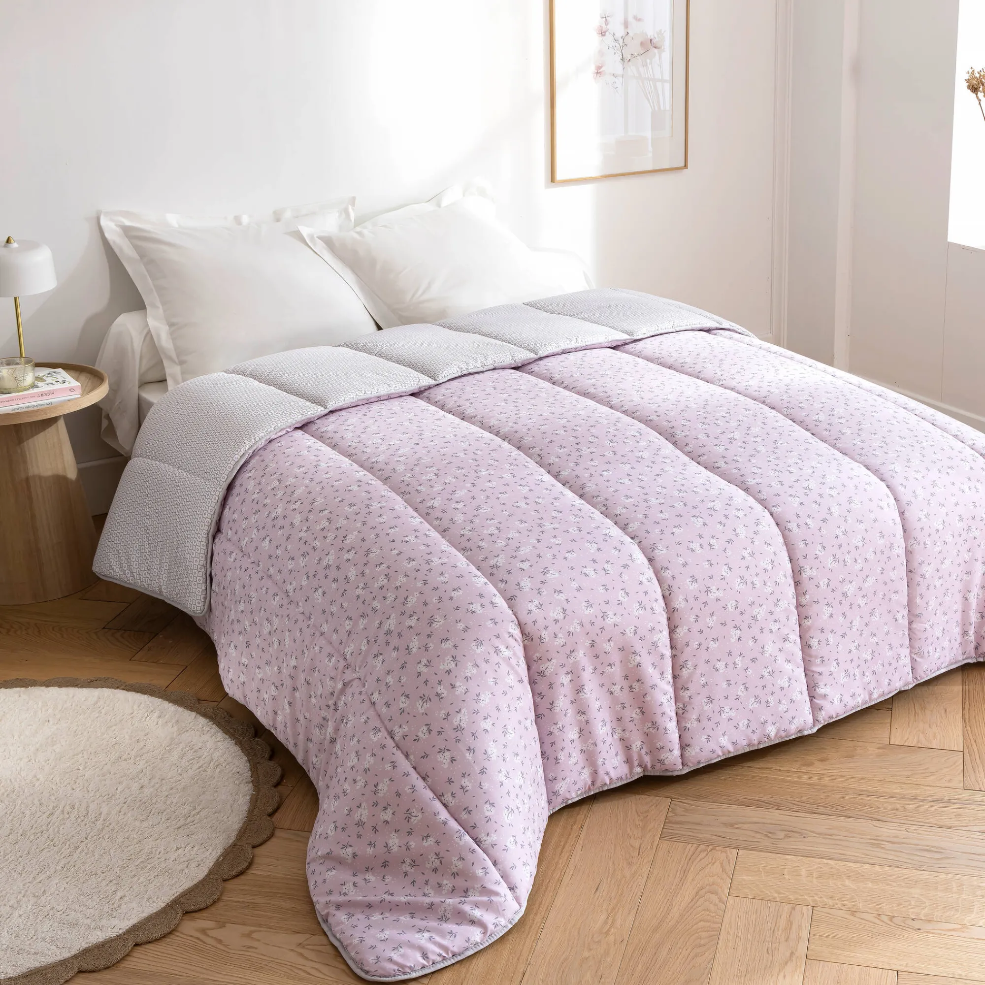 Dekbed<Blancheporte Bedrukt dekbed in microvezel Printemps 400 g/m2 parma