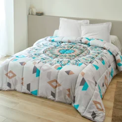 Dekbed<Blancheporte Bedrukt dekbed in microvezel Dreamcatcher 200g/m² blauw