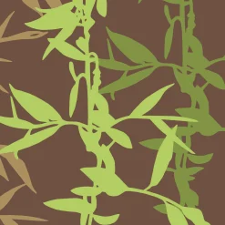 Dekbed<Blancheporte Bedrukt dekbed in microvezel Jungle 200g/m2 groen / chocolade