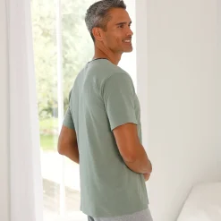 Pyjama En Kamerjas<Blancheporte Bedrukt pyjamashirt met korte mouwen groen