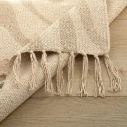 Tapijt|Kinderdecoratie<Blancheporte Bedrukt tapijt Evald van zuiver katoen naturel