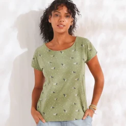 T-Shirt En Topje<Blancheporte Bedrukt T-shirt - verantwoorde aankoop kaki
