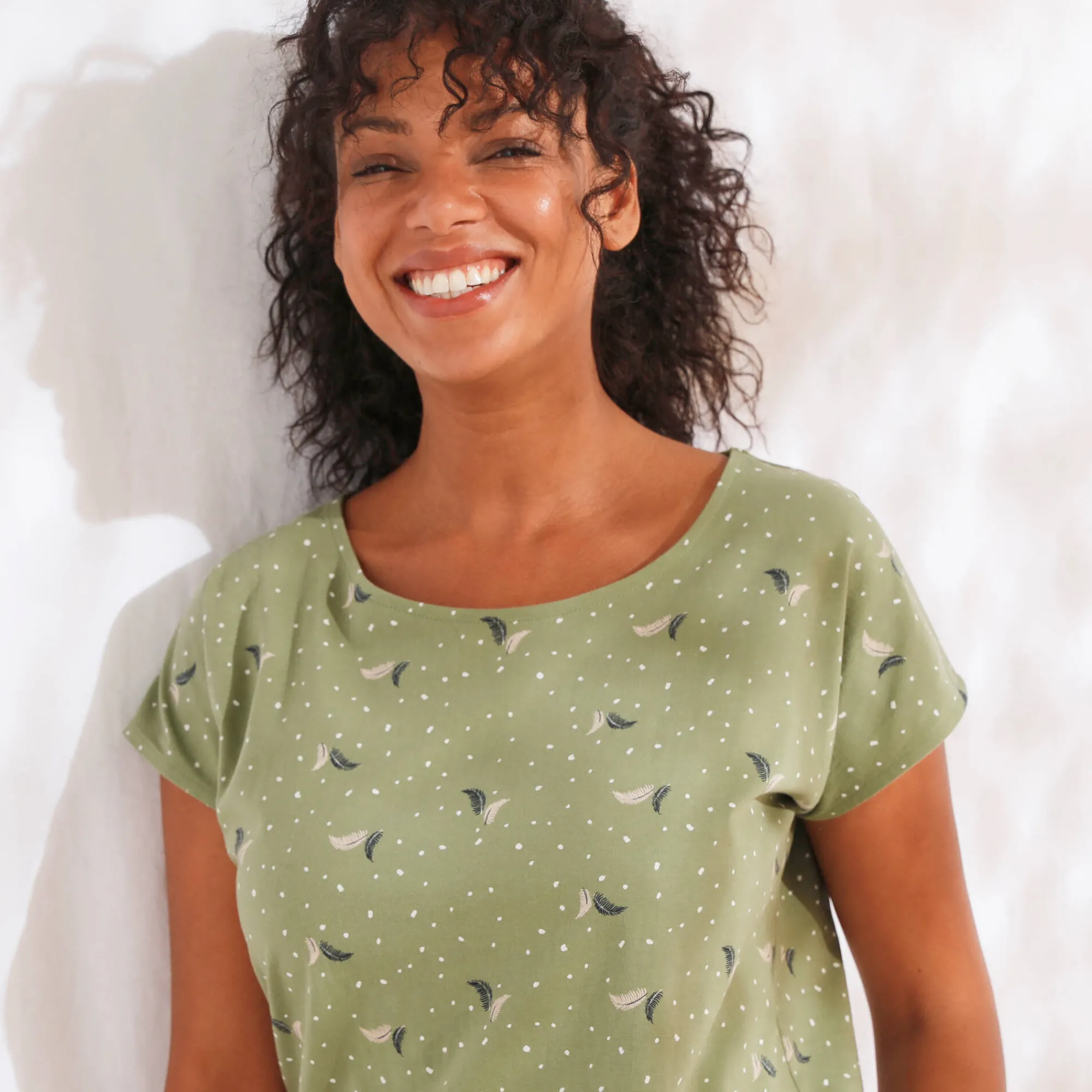 T-Shirt En Topje<Blancheporte Bedrukt T-shirt - verantwoorde aankoop kaki