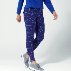 Broek<Blancheporte Bedrukte legging, print in potloodstijl marine