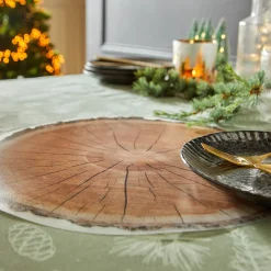 Feesttafel|Placemat<Blancheporte Bedrukte placemat - set van 4 bruin