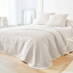 Deken En Bedsprei|Deken, Boutis En Bedsprei<Blancheporte Bedsprei in boutisstijl Mélissa naturel