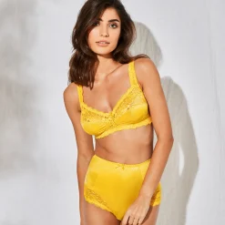 Beha<Confidence Lingerie Beha met kant zonder beugels Avila - set van 2 geel + linde