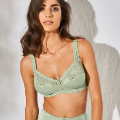 Beha<Confidence Lingerie Beha met kant zonder beugels Avila - set van 2 geel + linde