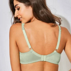 Beha<Confidence Lingerie Beha met kant zonder beugels Avila - set van 2 kaki + linde