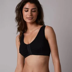 Beha<Blancheporte Beha zonder beugels met sluiting vooraan - set van 2 zwart