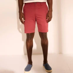Short En Bermuda<Blancheporte Bermuda chino ceinture arrondie sous le ventre grijzig koraal