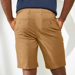 Short En Bermuda<Blancheporte Bermuda chino uni toile sergé stretch morphologie classique karamel