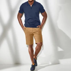Short En Bermuda<Blancheporte Bermuda chino uni toile sergé stretch morphologie classique karamel