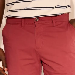 Short En Bermuda<Blancheporte Bermuda chino uni toile sergé stretch morphologie classique grijzig koraal