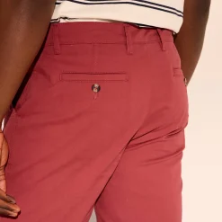 Short En Bermuda<Blancheporte Bermuda chino uni toile sergé stretch morphologie classique grijzig koraal