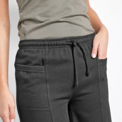 Short<Blancheporte Bermuda in geruwd molton zwart