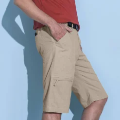 Short En Bermuda<Blancheporte Bermuda met 3/4-elastische tailleband + bijpassende ceintuur zandkleur