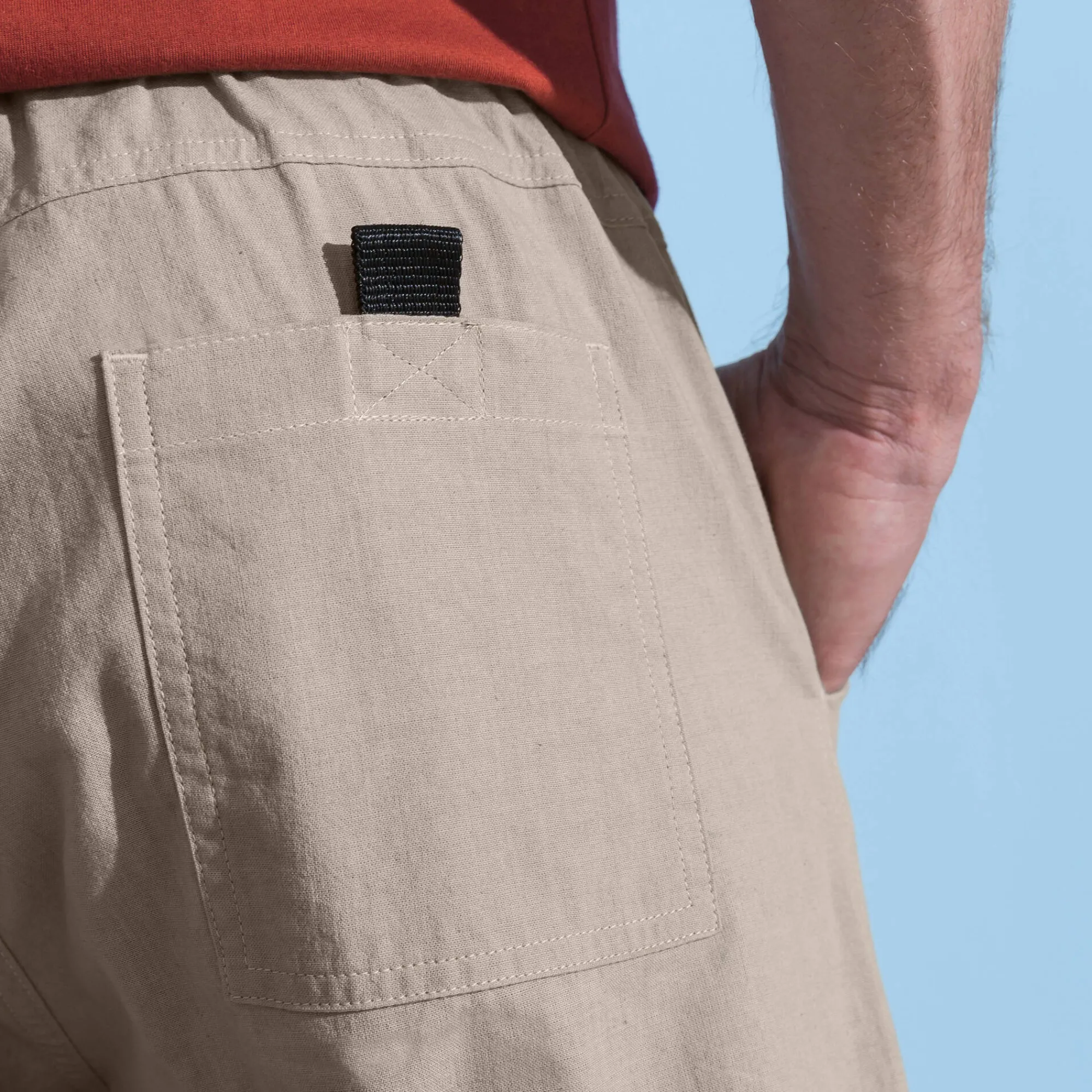 Short En Bermuda<Blancheporte Bermuda met 3/4-elastische tailleband + bijpassende ceintuur zandkleur