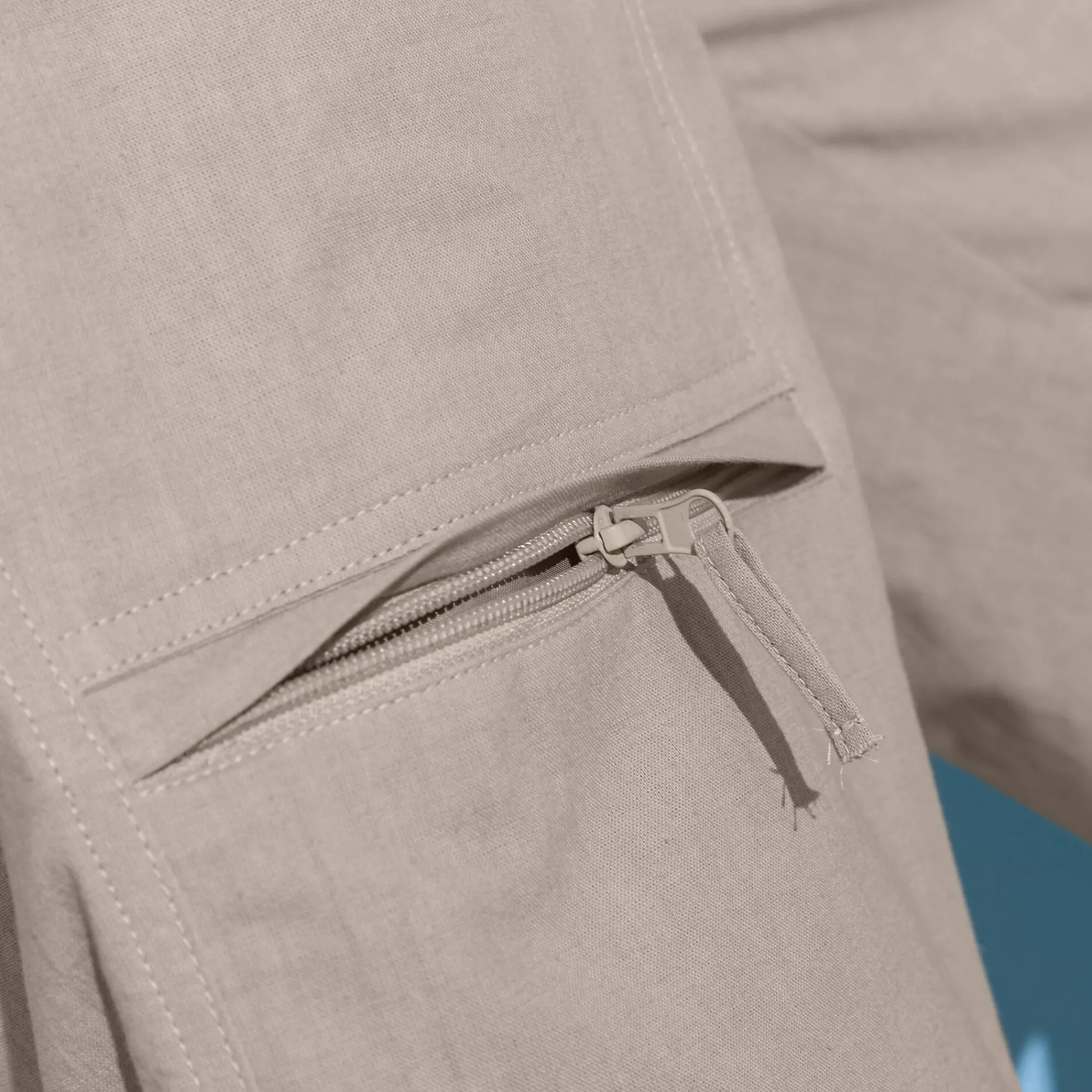 Short En Bermuda<Blancheporte Bermuda met 3/4-elastische tailleband + bijpassende ceintuur zandkleur