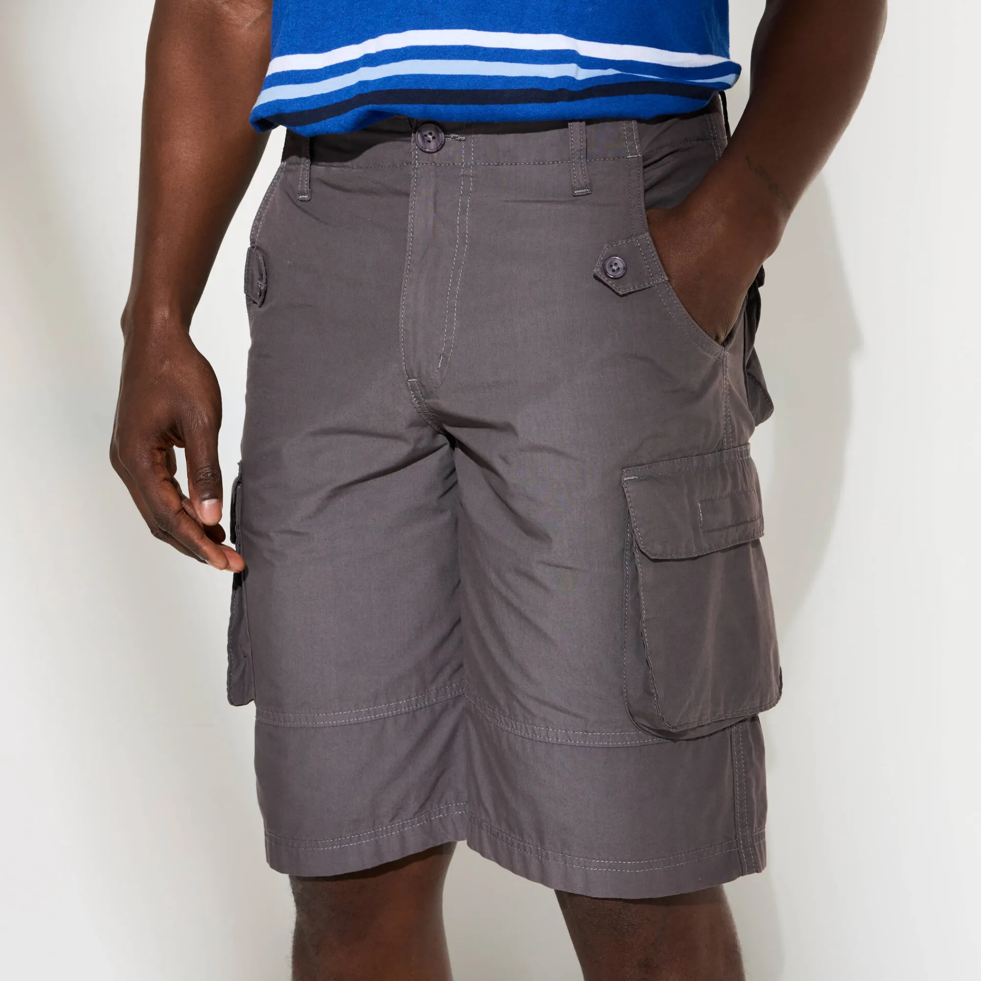 Short En Bermuda<Blancheporte Bermuda met talrijke zakken antraciet
