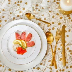 Feesttafel|Feestdecoratie<Blancheporte Bestek in inox, 16-delig goudkleurig