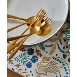 Feesttafel|Feestdecoratie<Blancheporte Bestek in inox, 16-delig goudkleurig