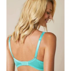 Beha<Confidence Lingerie Beugelbeha in kant Cerignola - set van 2 aqua + framboos