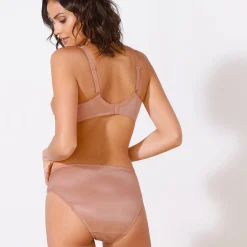 Beha<Confidence Lingerie Beugelbeha met kant Avila - set van 2 purper + koper