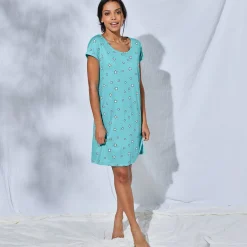 Nachthemd<Blancheporte Bigshirt - set van 2 antraciet + aqua