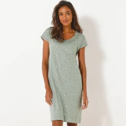 Nachthemd<Blancheporte Bigshirt - set van 2 kaki + roze