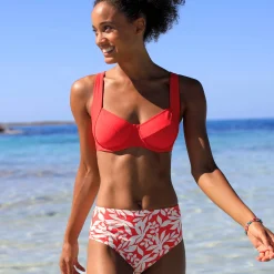 Badmode|Badmode<Blancheporte Bikinibeha met beugels Solaro - balconnetmodel grenadine