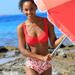 Badmode|Badmode<Blancheporte Bikinibeha met beugels Solaro - balconnetmodel grenadine