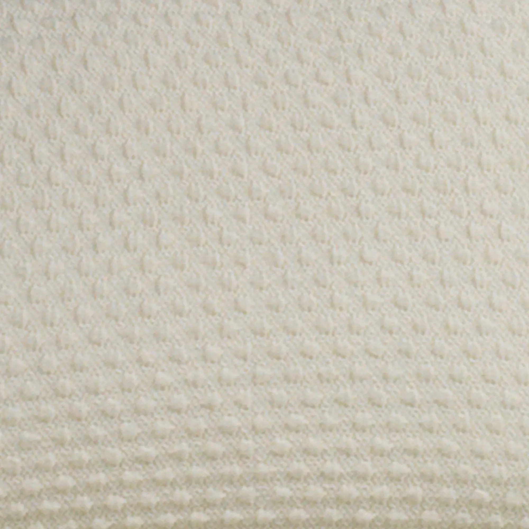 Zitbankhoes<Blancheporte Bi-rekbare, gewafelde hoes voor chaise longue beige