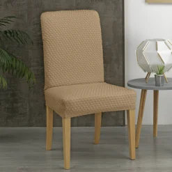 Stoelhoes<Blancheporte Bi-rekbare, gewafelde stoelhoes taupe