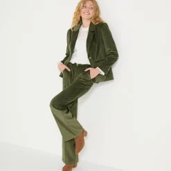 Feestoutfits Dames|Jas En Mantel<Blancheporte Blazer in velours groen
