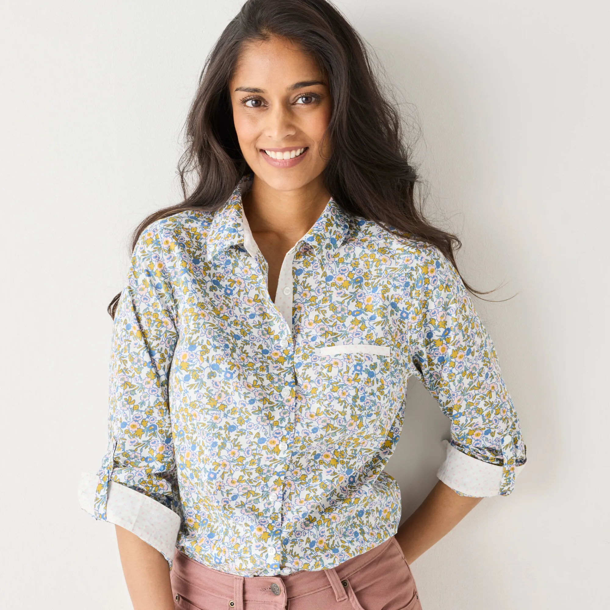 Bloes En Tuniek<Blancheporte Bloes met bloemenprint wit / veelkleurig