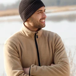 Sweater|Trui En Vest<Blancheporte Blouson in microfleecetricot met rits beige