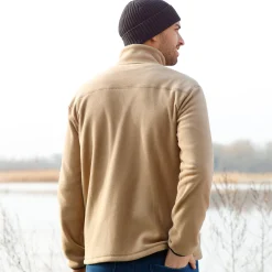Sweater|Trui En Vest<Blancheporte Blouson in microfleecetricot met rits beige