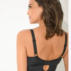 Feestelijke Lingerie|Body En Panty<Blancheporte Body in kant en steungevend tricot - met beugels zwart